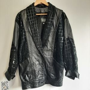 80's YANEK W. VINTAGE Leather Jacket